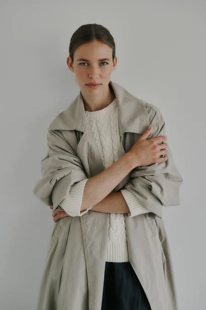 Trenchcoat - Irissa, Feather Grey