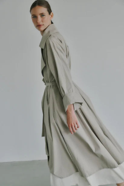 Trenchcoat - Irissa, Feather Grey