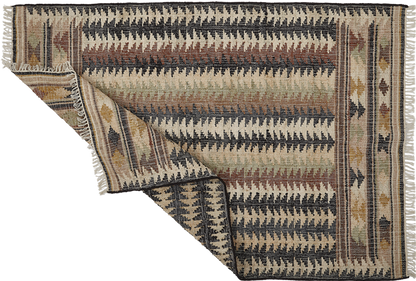 Gulvtæppe - Jute Kelim, Fir