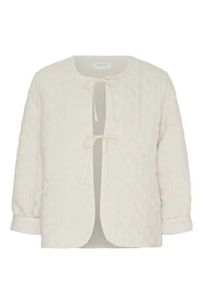 Jakke - Charlie Quilt, Hvid Sand