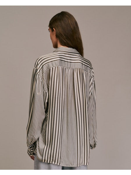 Skjorte - Calbiza, Ecru/Grå