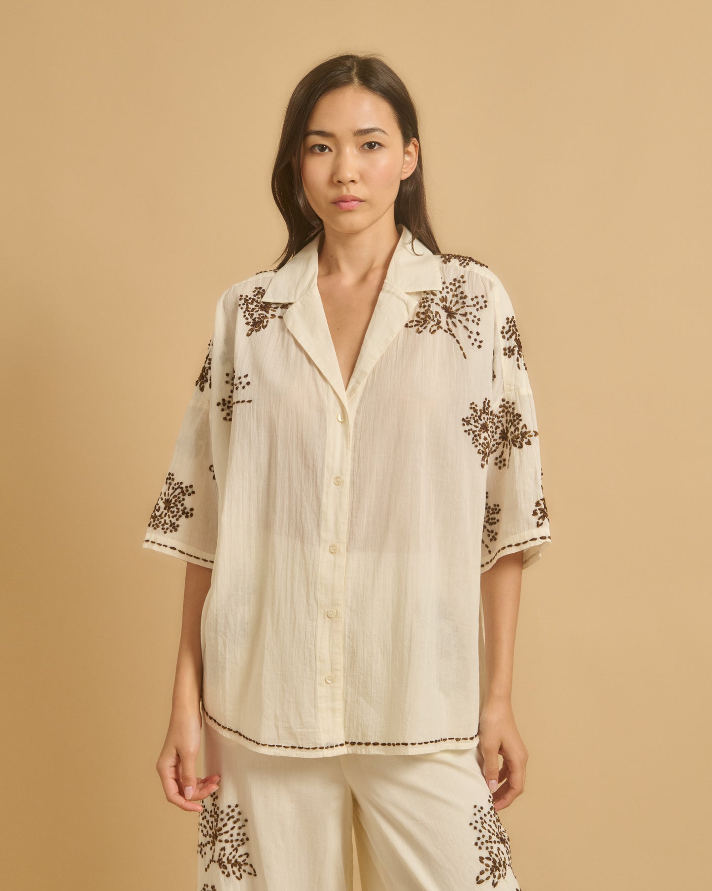 Skjorte - Clarao, Camel