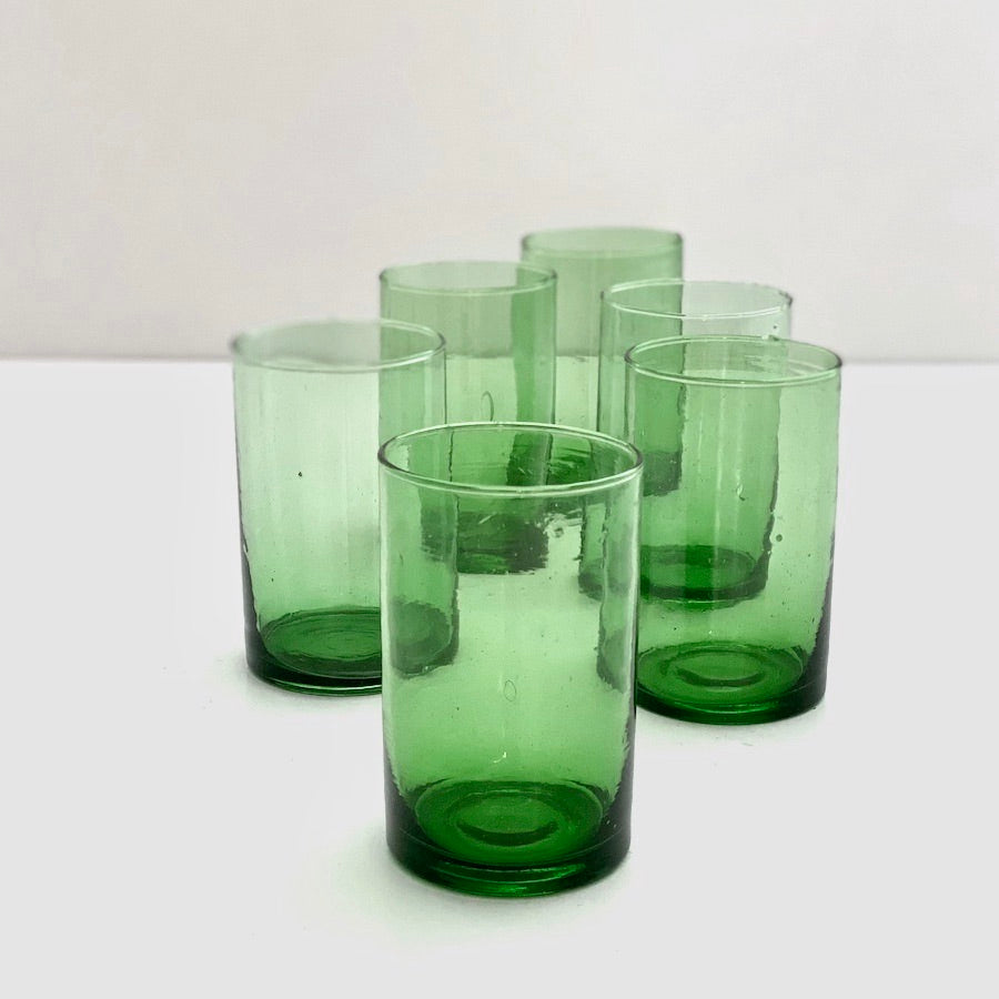 Glas - Casablanca (13 cm), Grønt