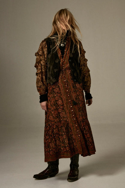 Kjole - Claudine, Autumn Leaves