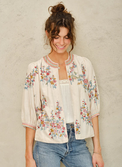 Jakke - Emi, Ecru/Pastel