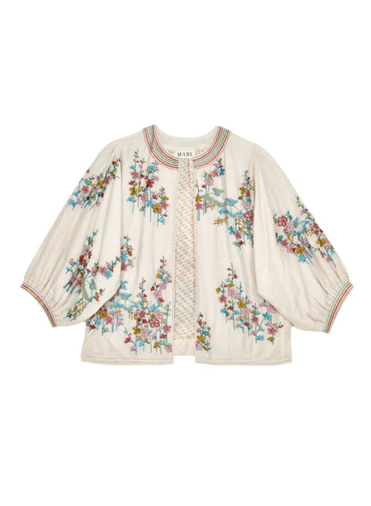 Jakke - Emi, Ecru/Pastel