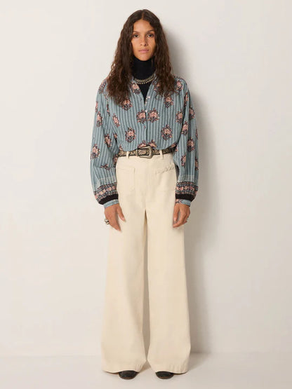 Skjorte - Omara, Cerulean Mist