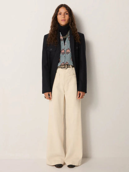 Skjorte - Omara, Cerulean Mist