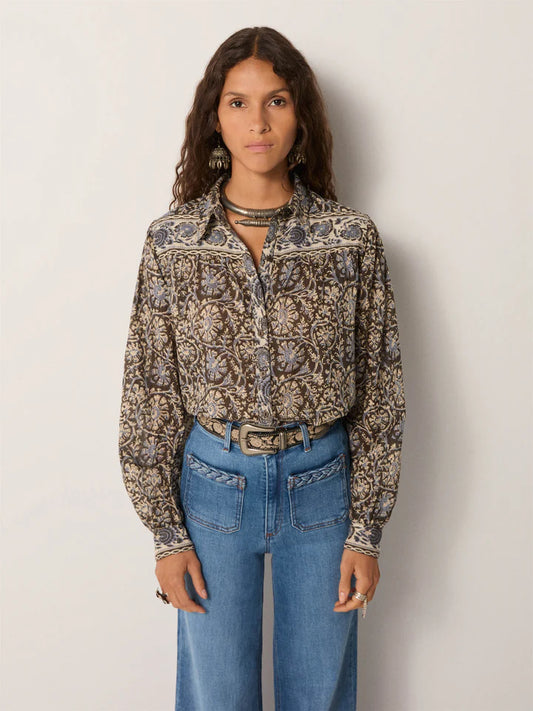 Skjorte - Amrit, Blue Orchid