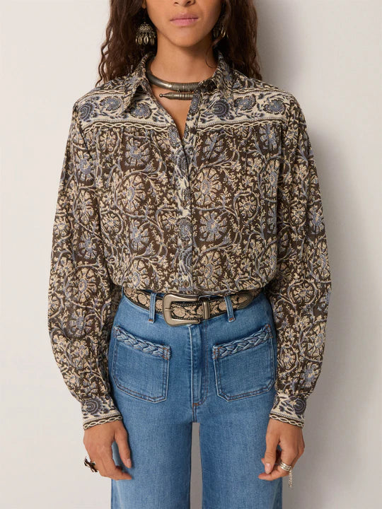 Skjorte - Amrit, Blue Orchid