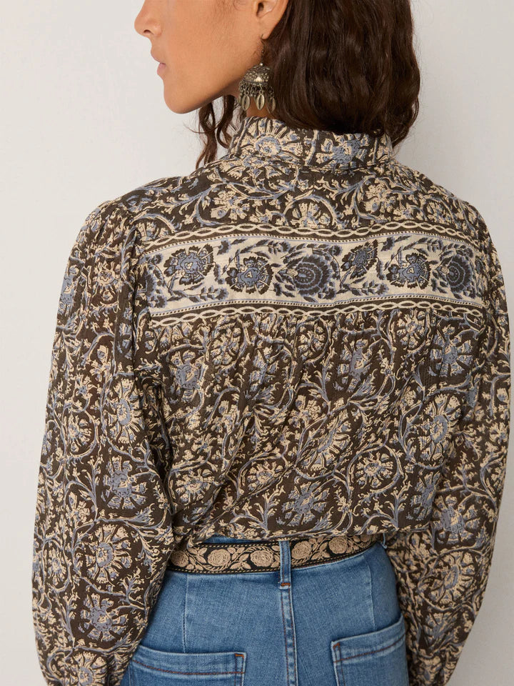 Skjorte - Amrit, Blue Orchid