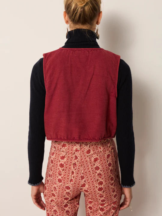 Vest - Elodie, Burgundy