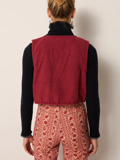 Vest - Elodie, Burgundy