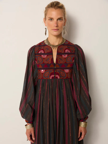 Kjole - Isadora, Burgundy