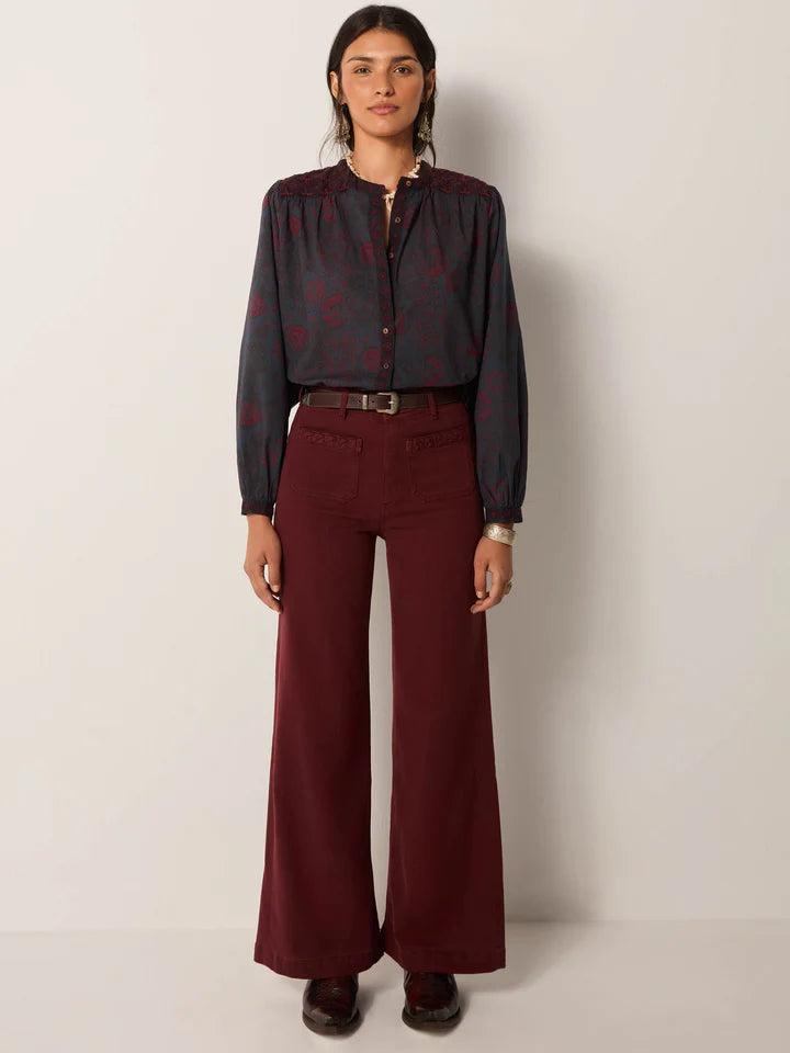 Skjorte - Charlotte, Deep Blue