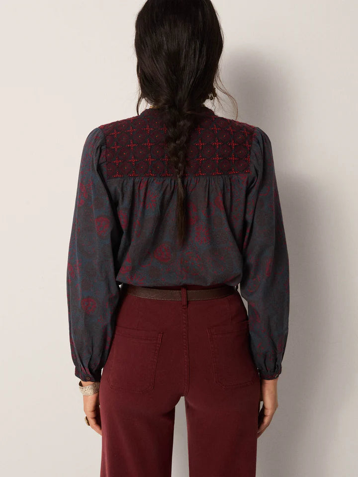 Skjorte - Charlotte, Deep Blue