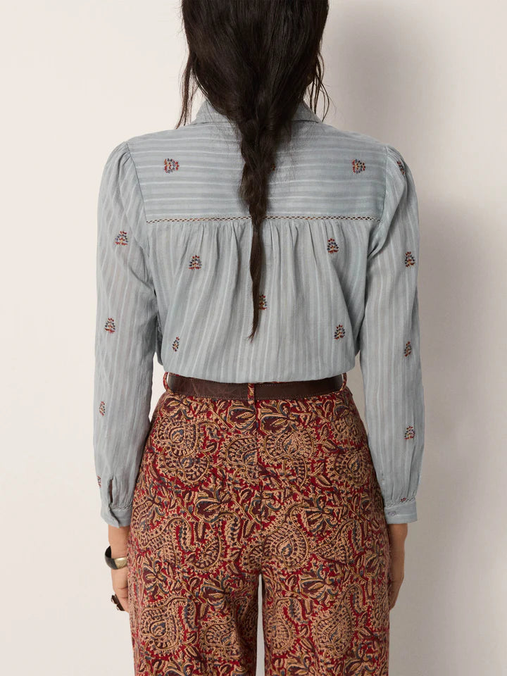 Skjorte - Amrit, Dusty Blue