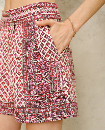 Shorts - Viti Print, Pink