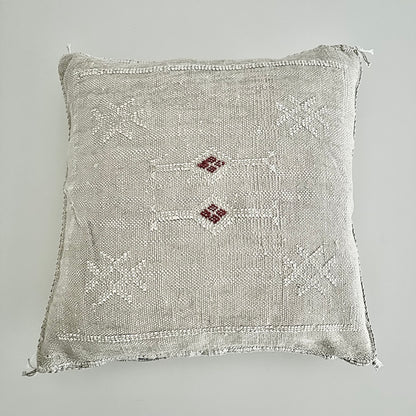 Pude - Sabra Kaktussilke, Beige