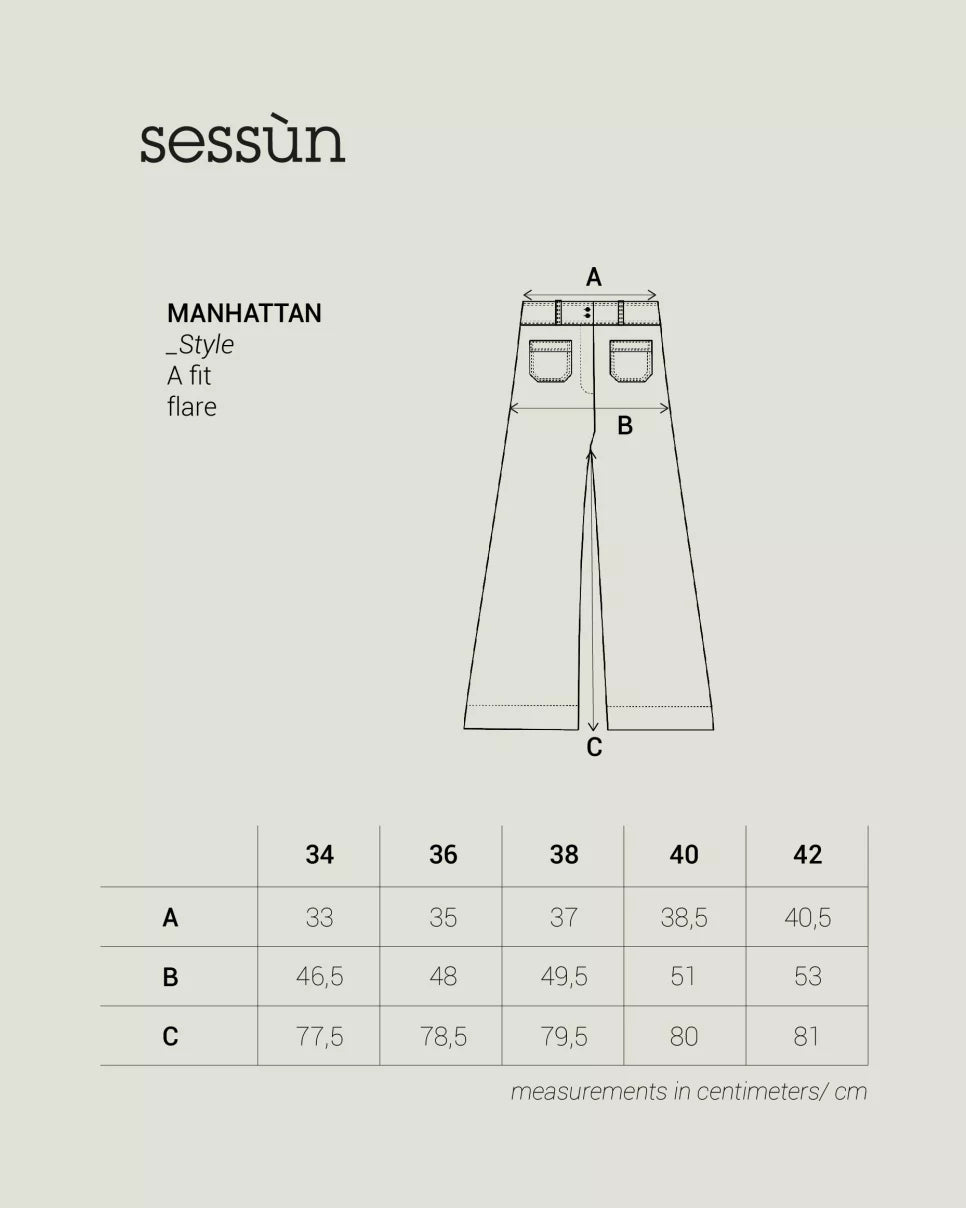 Bukser - Manhattan, Denim Blue