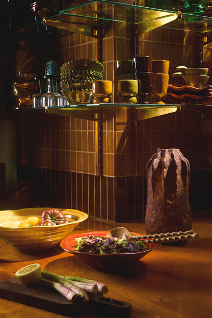 Salatbestik - Zion, Mørkebrun