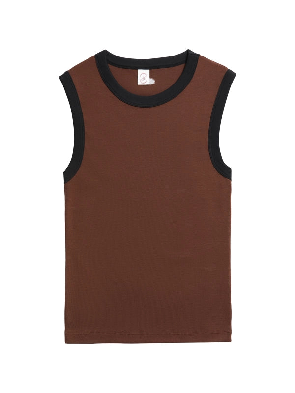 Tanktop - June, Brun