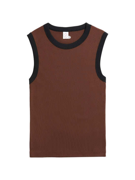 Tanktop - June, Brun