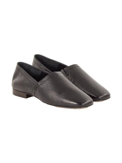 Slippers - Ceza, Black Leather