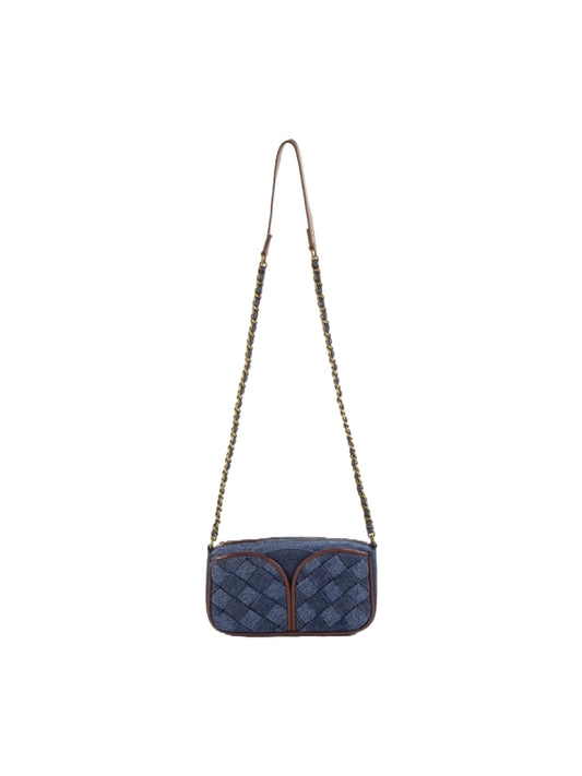 Taske - Divinou Flettet, Denim Blue