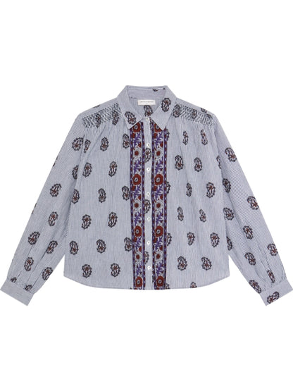 Skjorte - Sophie, Striped Meadow