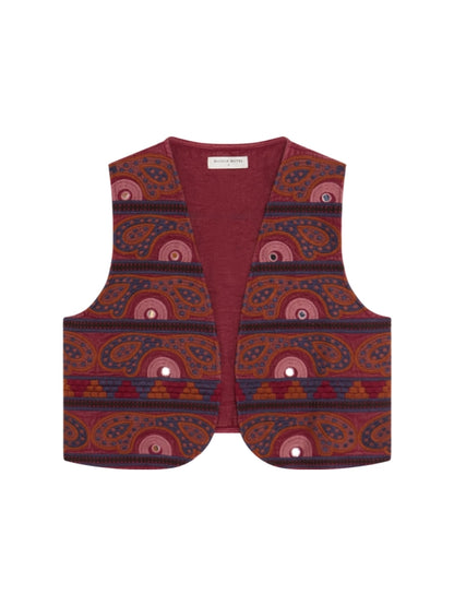 Vest - Elodie, Burgundy