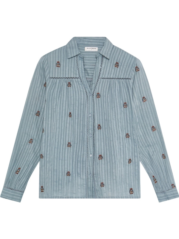 Skjorte - Amrit, Dusty Blue