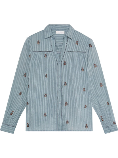 Skjorte - Amrit, Dusty Blue