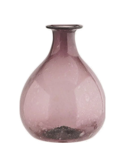 Vase - Genbrugsglasvase (25 cm), Mørk Lilla