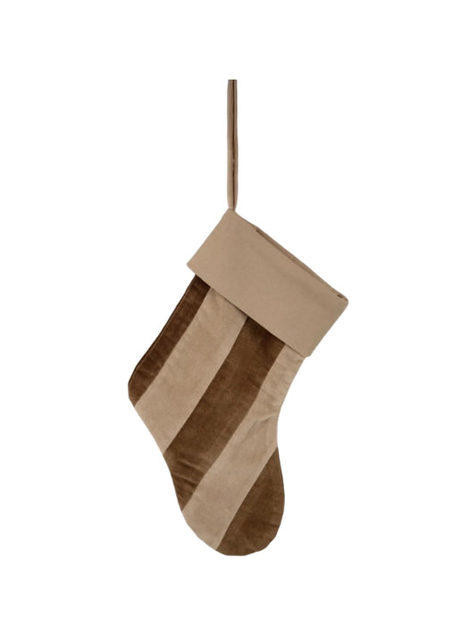 Julestrømpe - Saga, Beige/Brun