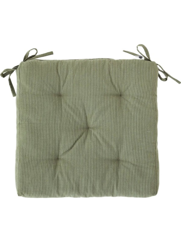 Hynde - Stribet (45x45 cm), Jade/Lysegrå