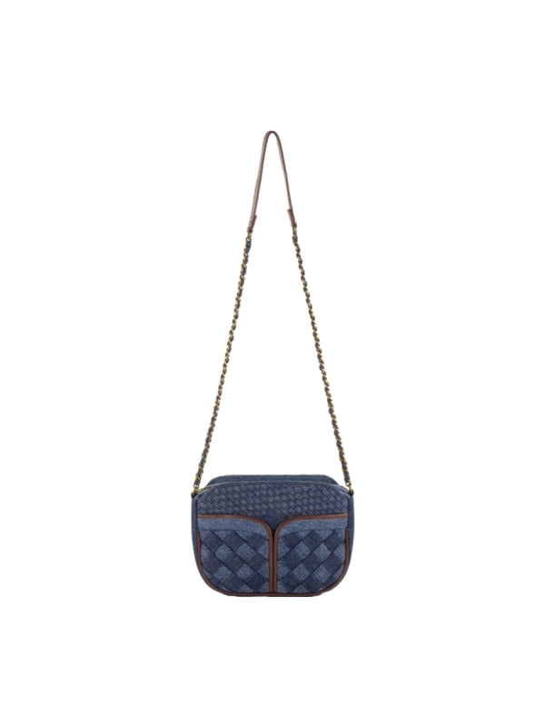 Taske - Divine Flettet, Denim Blue