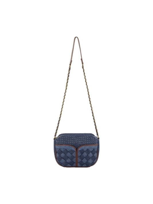 Taske - Divine Flettet, Denim Blue