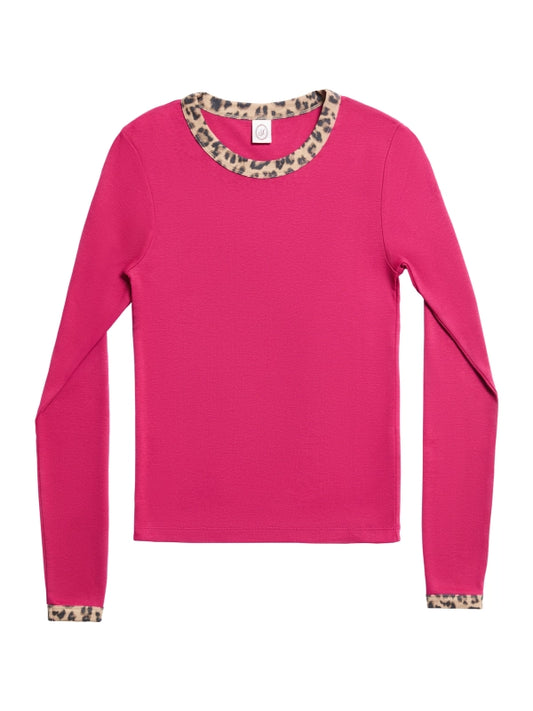 Langærmet T-Shirt - June Leo, Tulip