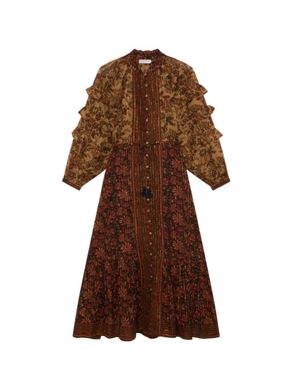 Kjole - Claudine, Autumn Leaves