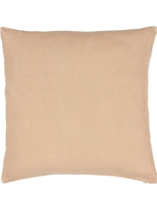 Pude - (50x50) Hør m/Fyld, Coral Sands