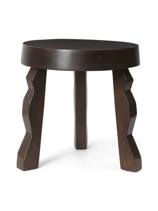 Skammel - Faye, Mørkfarvet Mango