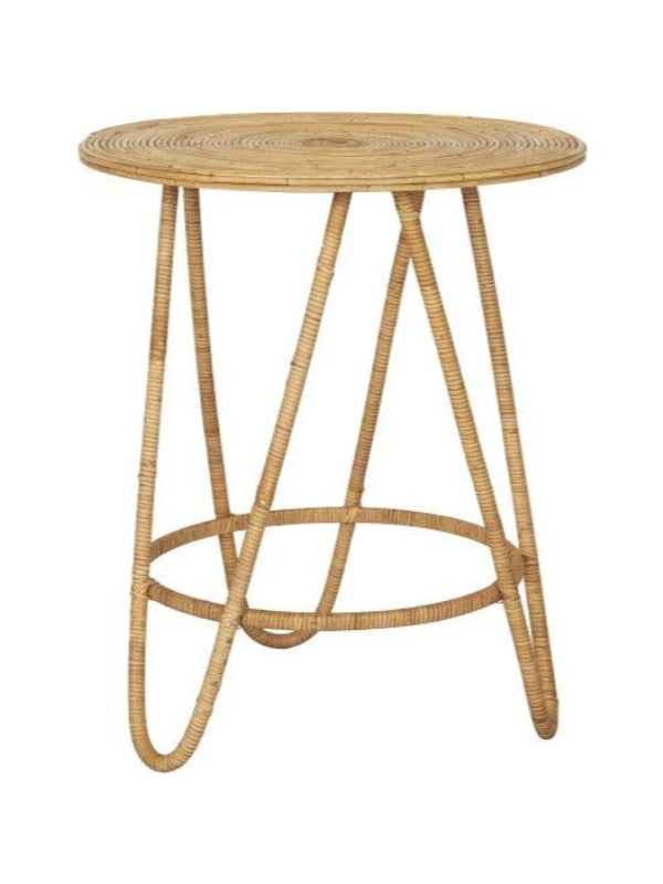 Bord - Rattan Rund m/3 ben