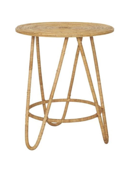 Bord - Rattan Rund m/3 ben