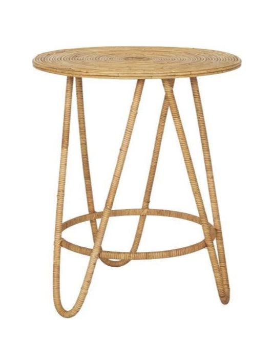 Bord - Rattan Rund m/3 ben