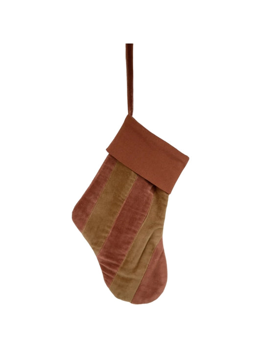 Julestrømpe - Saga, Rød/Brun