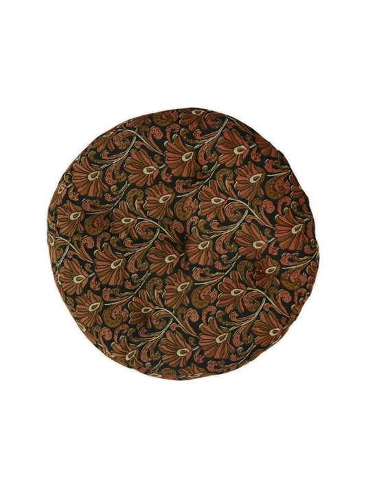 Hynde - Rund (40 cm), Orange/Sort/Kanel/Off white