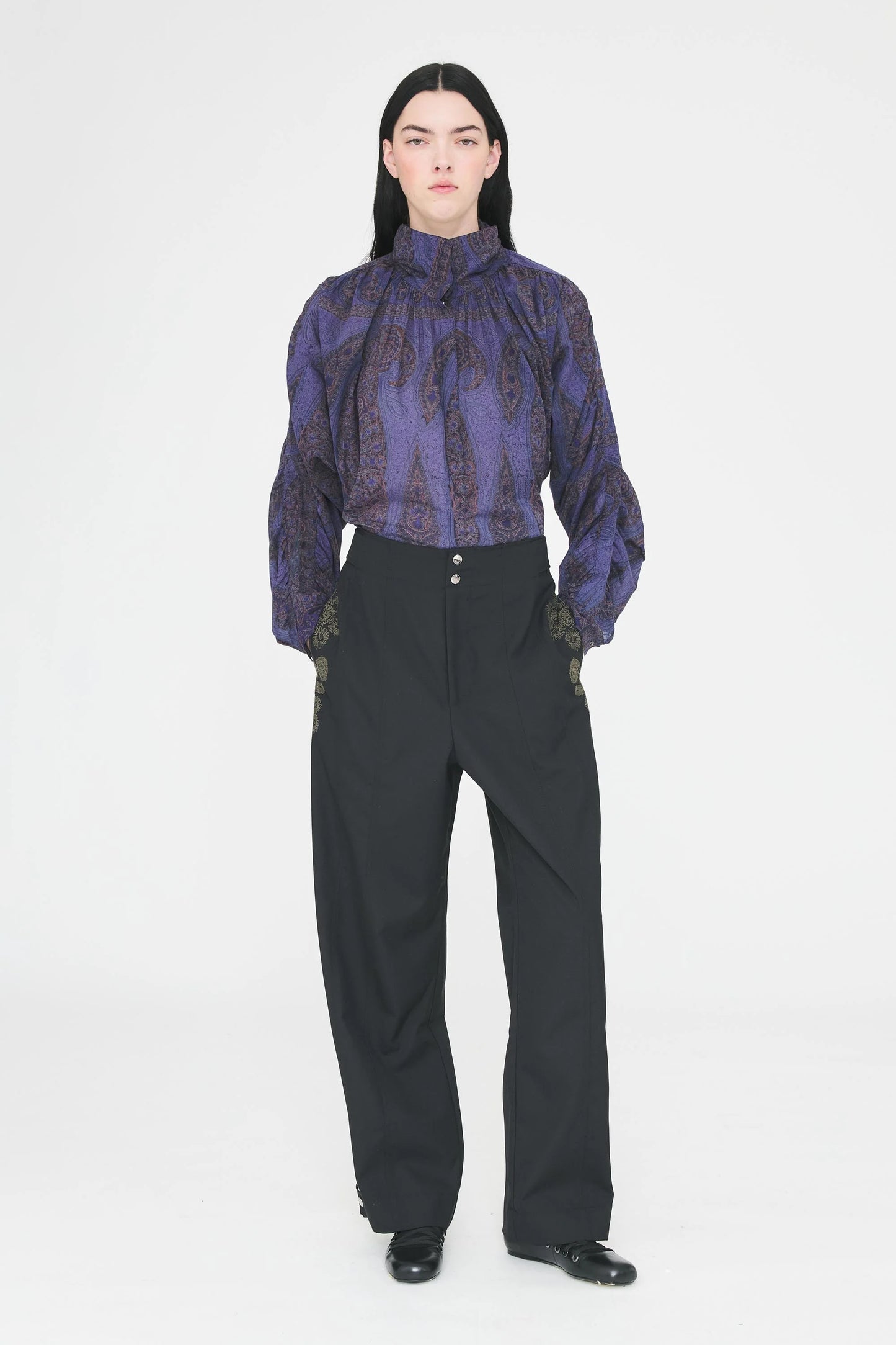 Bluse - Tamari, Navy