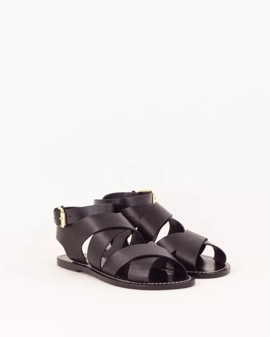 Sandaler - Dakla, Black Leather