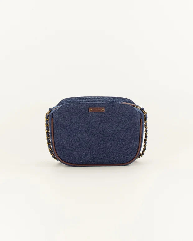 Taske - Divine Flettet, Denim Blue